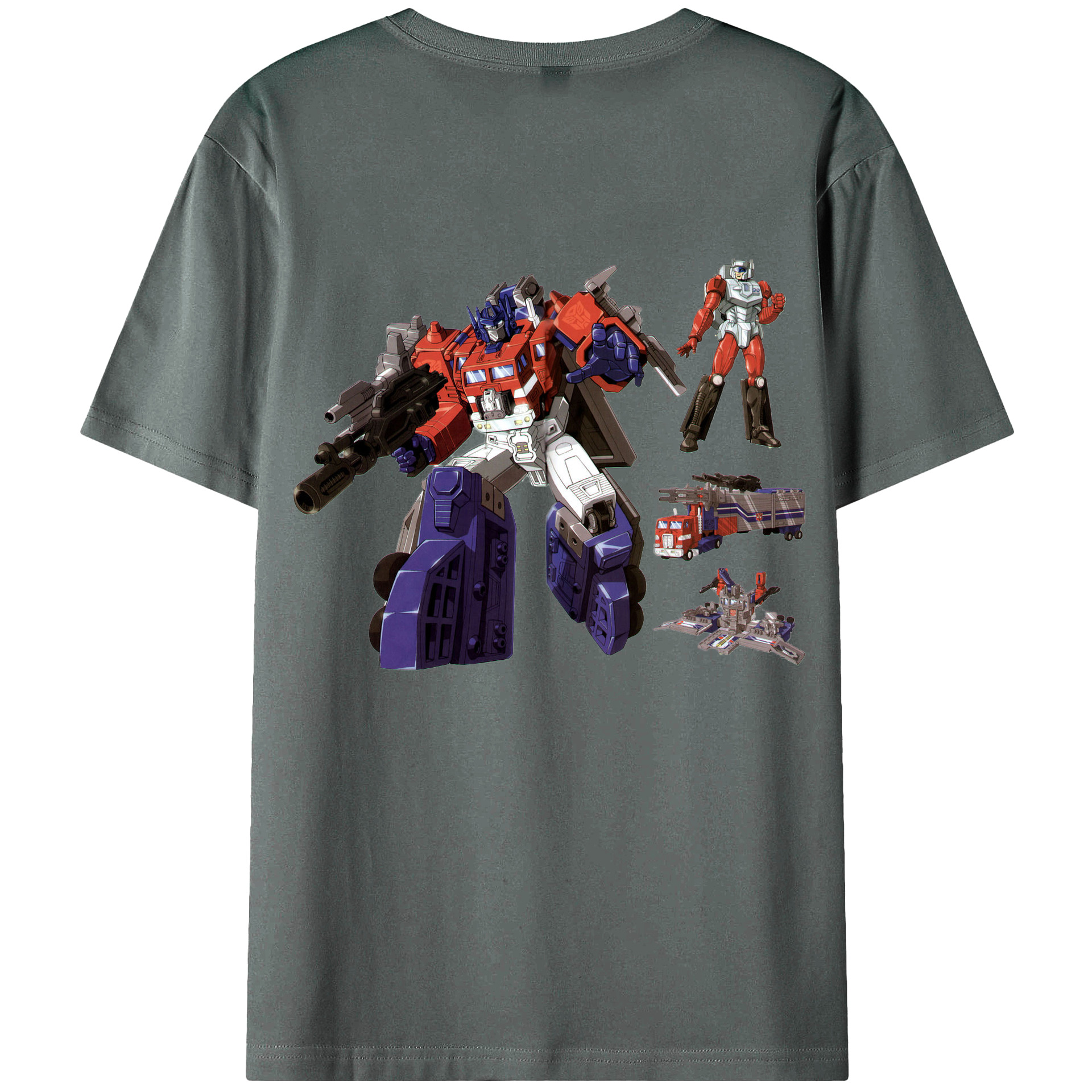 （画像用）  綿100％ メンズ半袖Tシャツ（バックプリント） 通気性